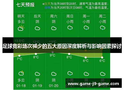 足球竞彩场次减少的五大原因深度解析与影响因素探讨
